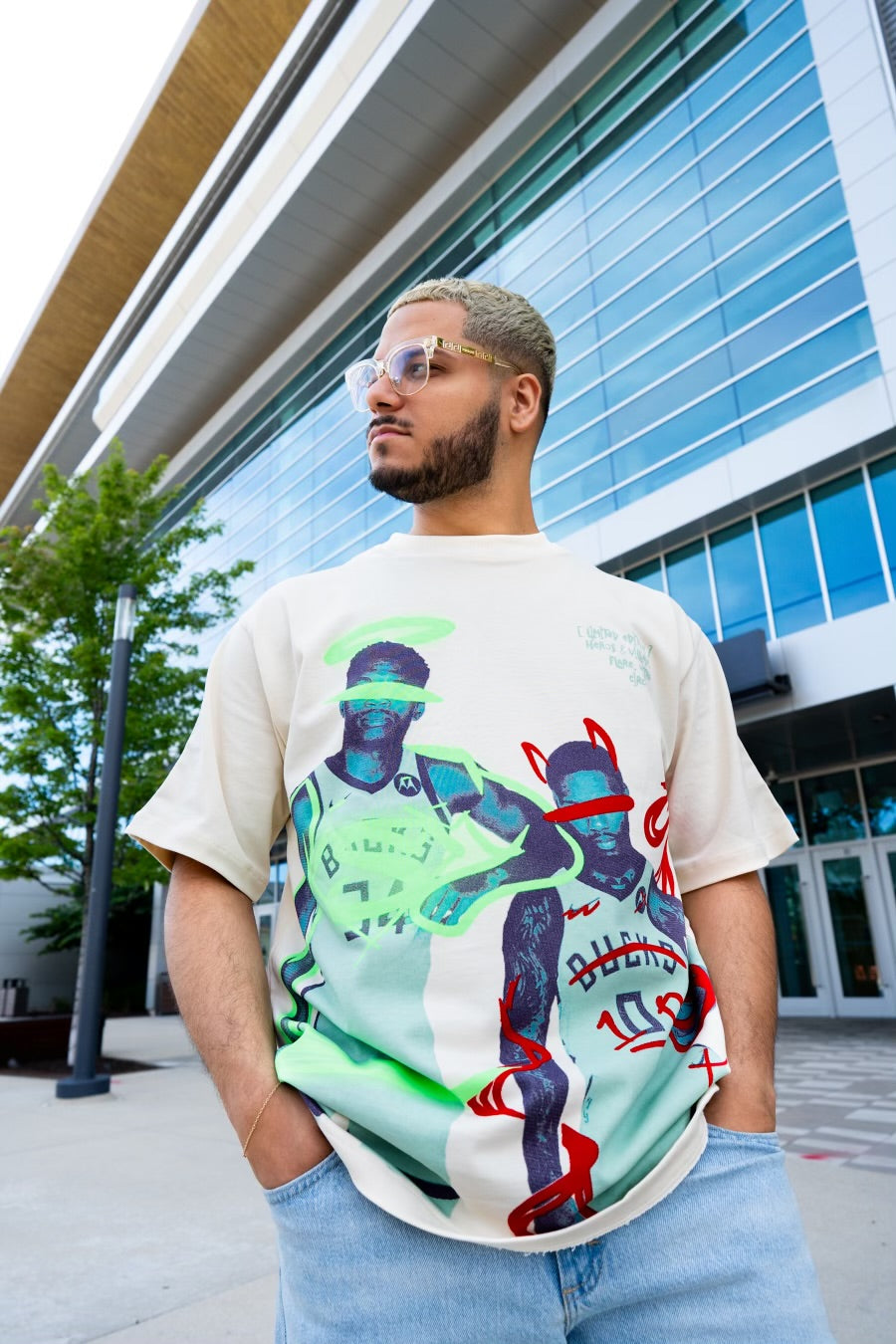 Heroes & Villain$ Tee